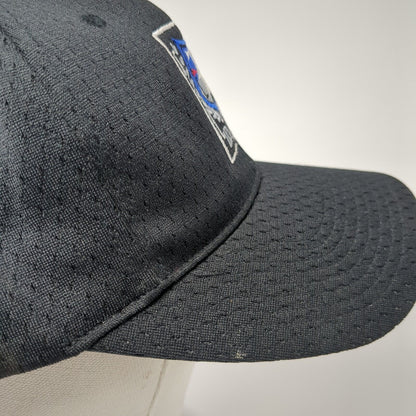 Idaho Strapback Hat Black One Size Adjustable Embroidered Port Authority