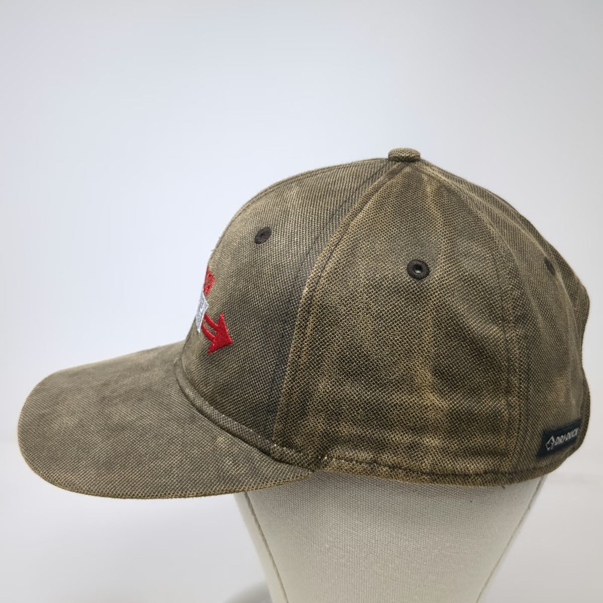 DRI DUCK Baseball Cap Brown One Size Running Buck Embroidery Waxy Cotton Hat