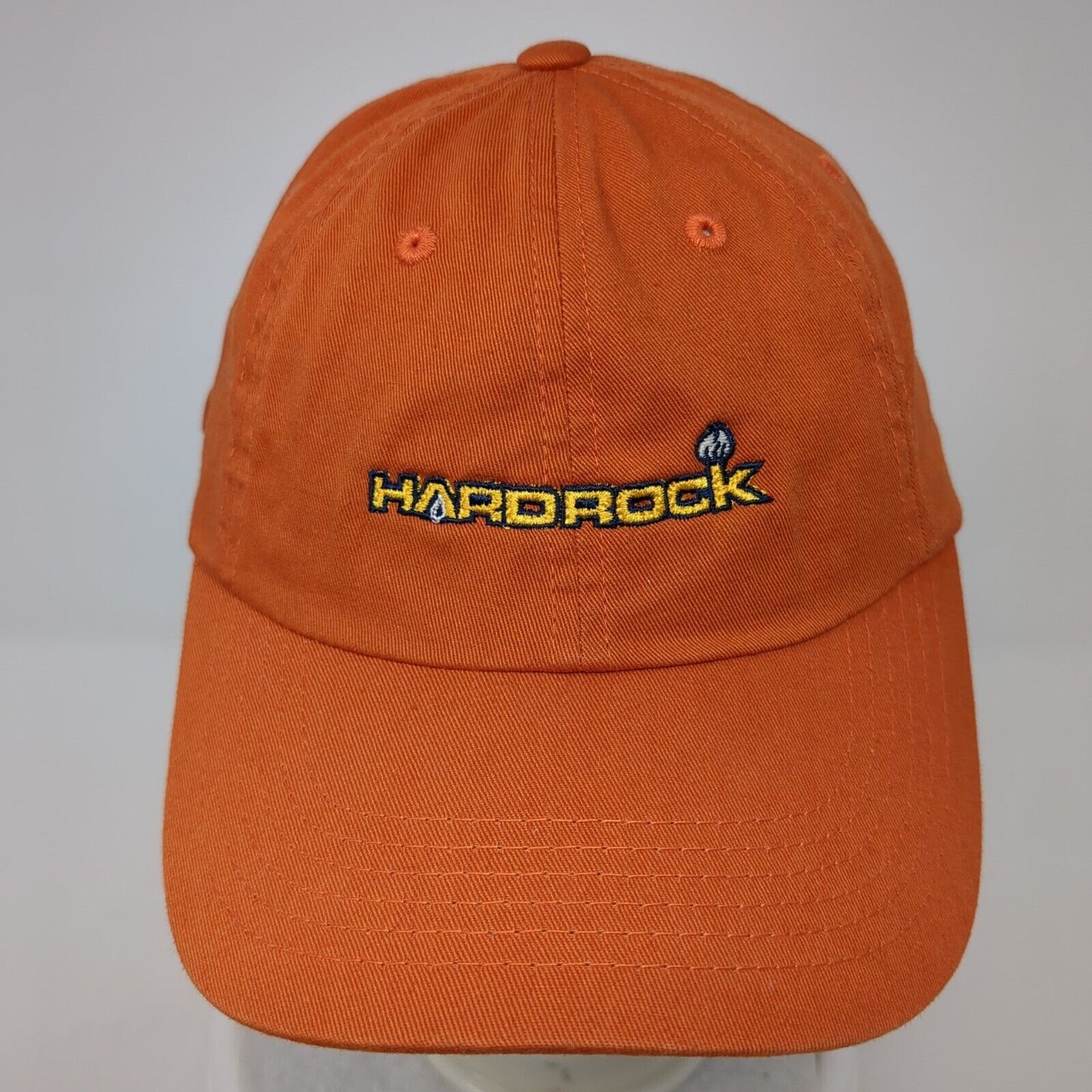 Hardrock Slideback Hat Orange One Size Adjustable Embroidered Port Authority