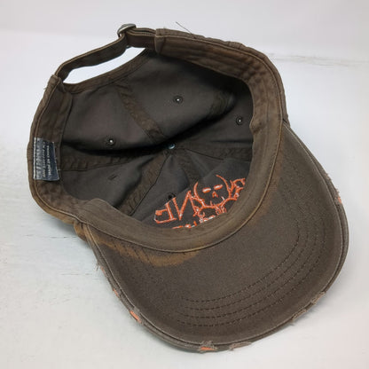 Bone Collector Baseball Cap Brown One Size Michael Waddell Antler Logo Hat