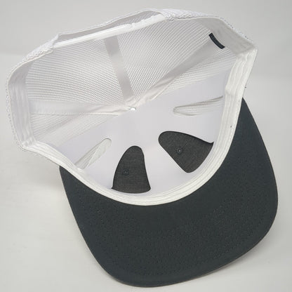 Unbranded Snapback Trucker Hat Gray One Size Adjustable Mesh Back 6 Panel