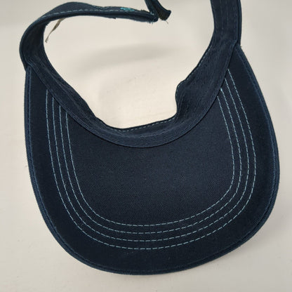 Redfish Lake Lodge Strapback Sun Visor Hat Blue One Size Gear For Sports