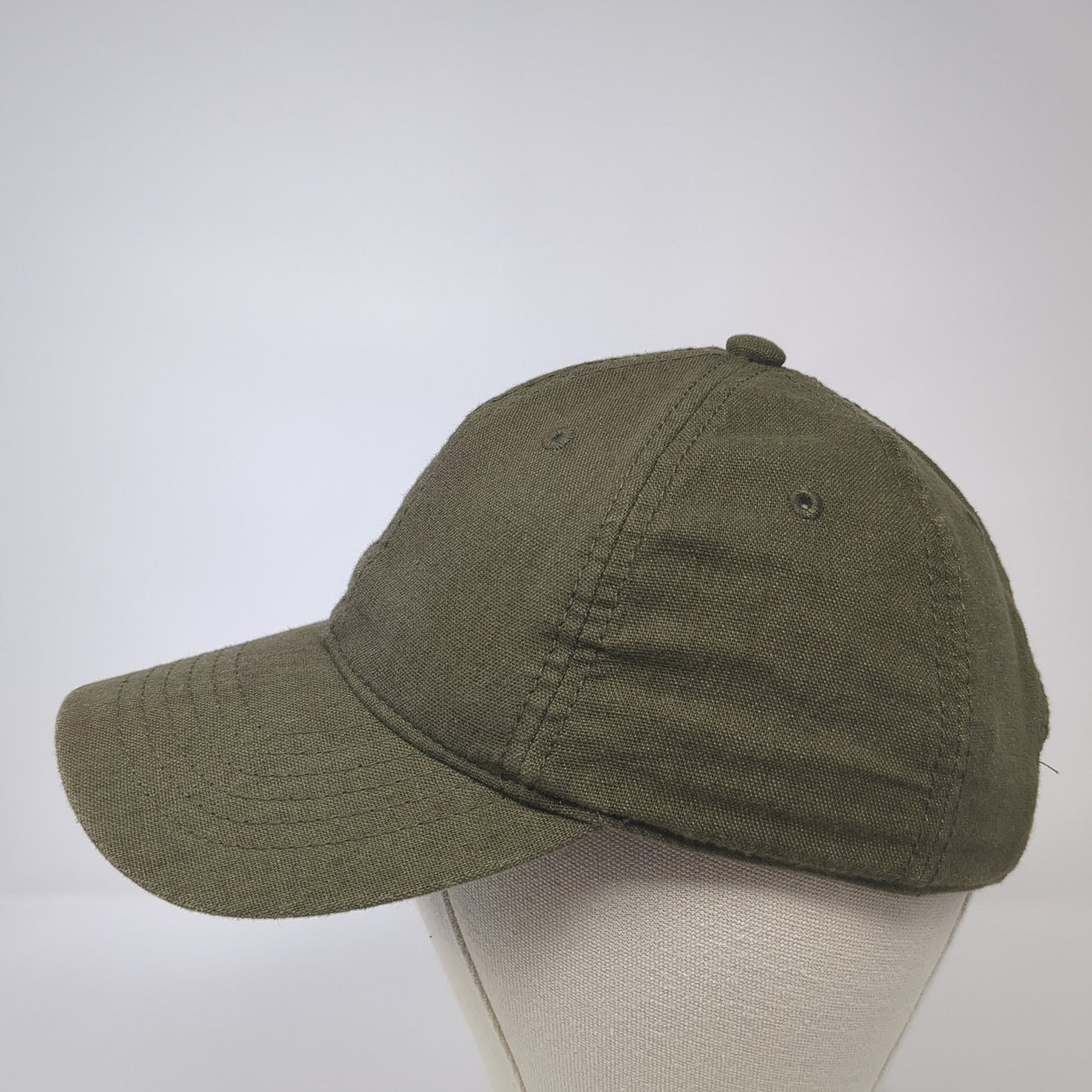 Unbranded Slideback Hat Green One Size Solid Adjustable Blank Outdoor