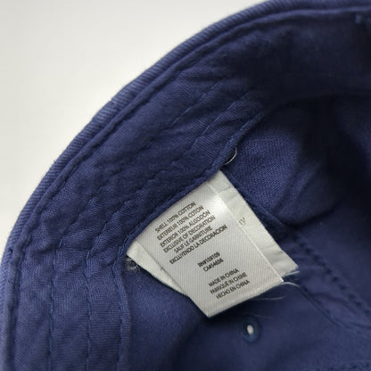 Life is Good Fish Strapback Hat Blue One Size Adjustable Embroidered Cotton