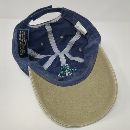 Anna Maria Island Strapback Hat Multi One Size Adjustable Embroidered 6 Panel