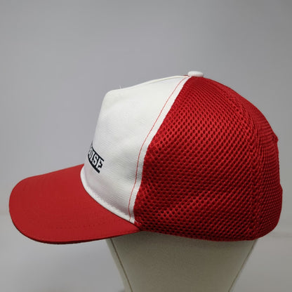 Headsweats Trucker Hat Red One Size Team Run Boise Mesh Snapback Polyester