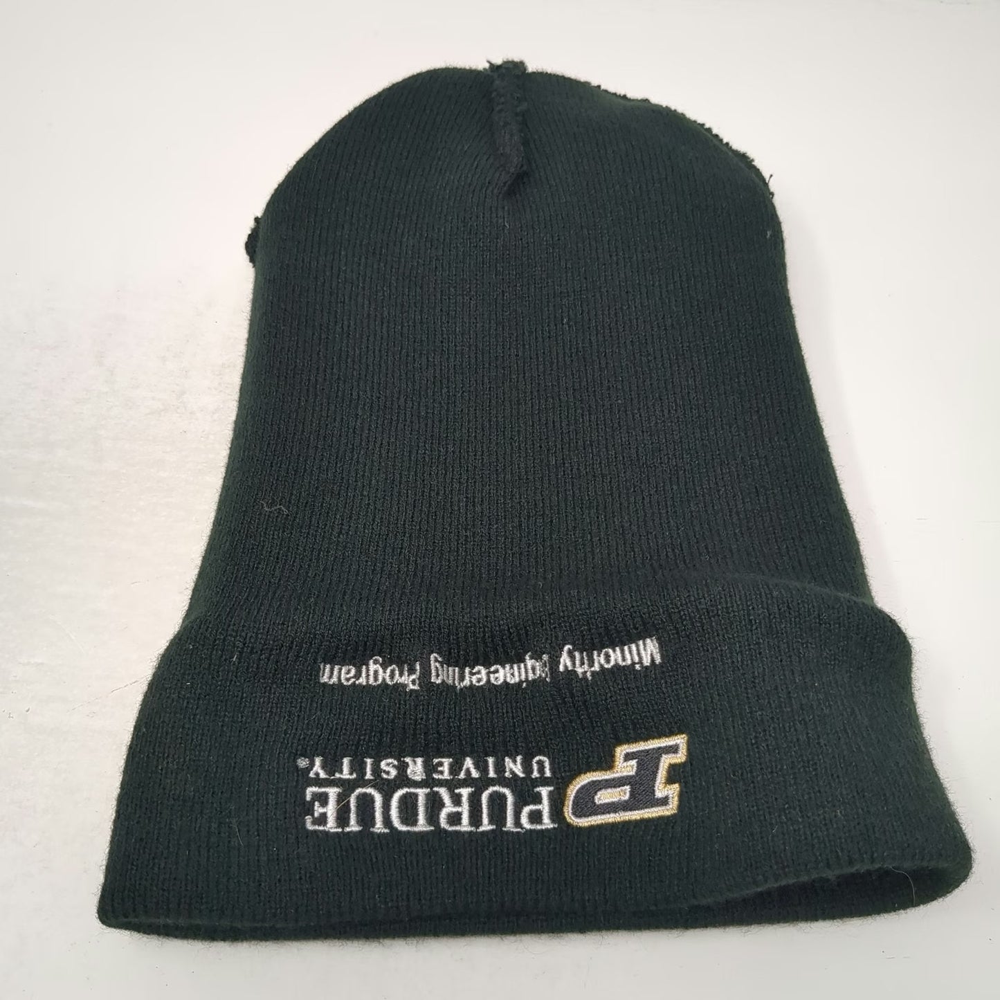 Purdue NCAA Port & Company Black OSFM Minority Engineering Program Beanie Hat