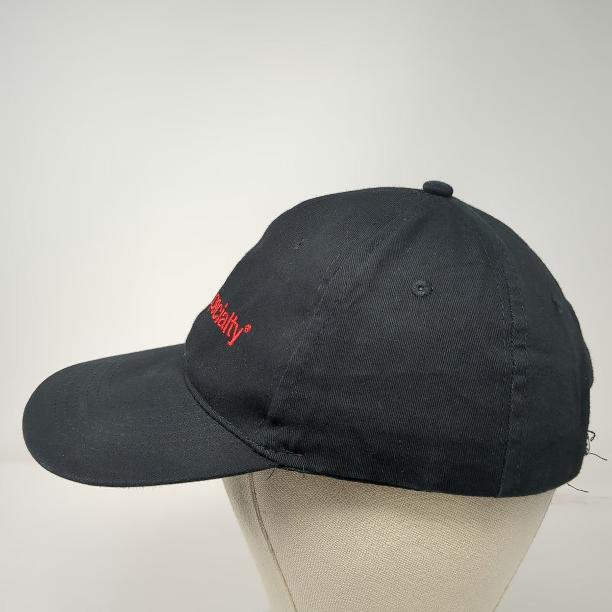 OTTO Baseball Cap Black One Size CVS Specialty Heart Logo Embroidered Hat Cotton