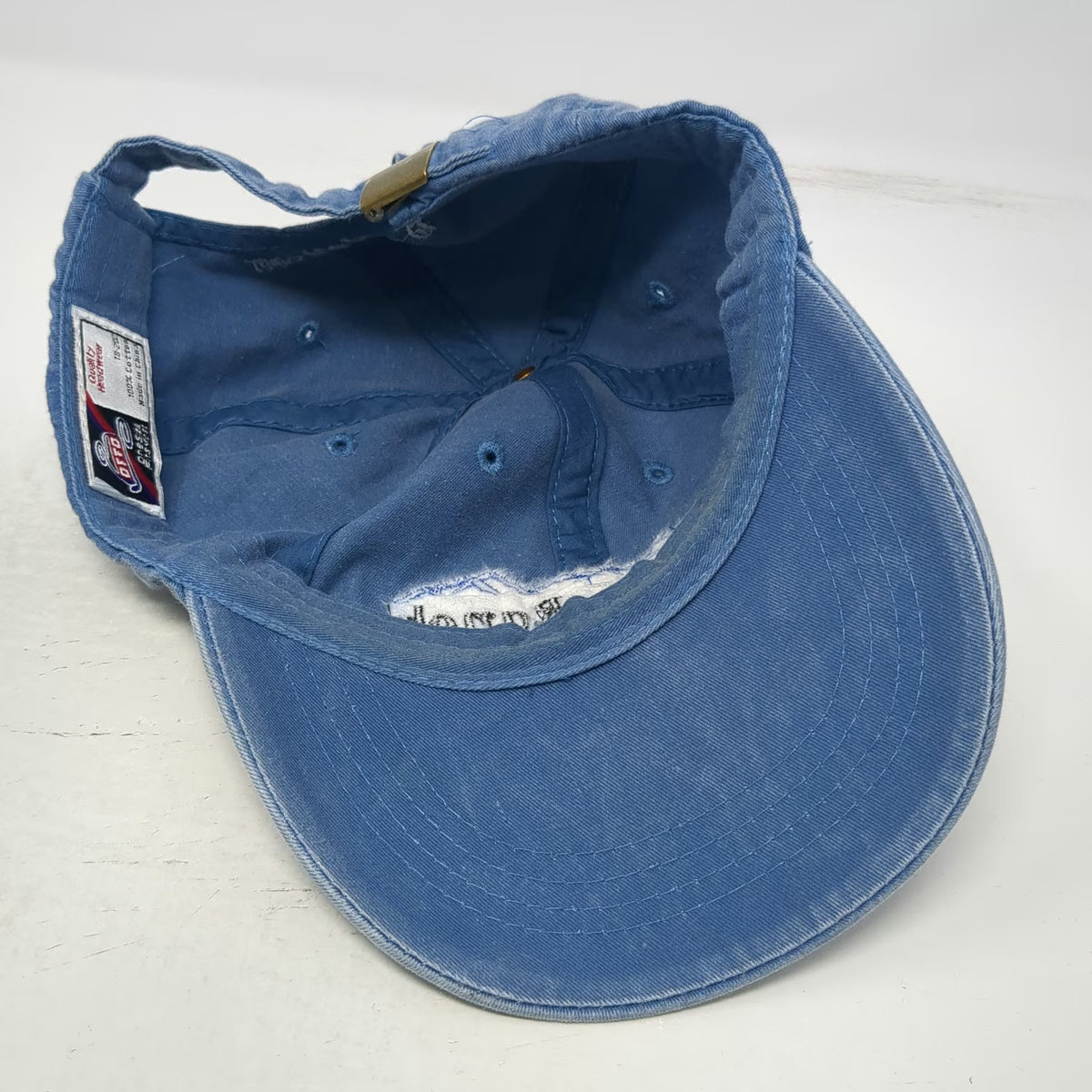 OTTO Baseball Cap Blue One Size Double L Ranch Bishop CA Mountain Graphic Hat