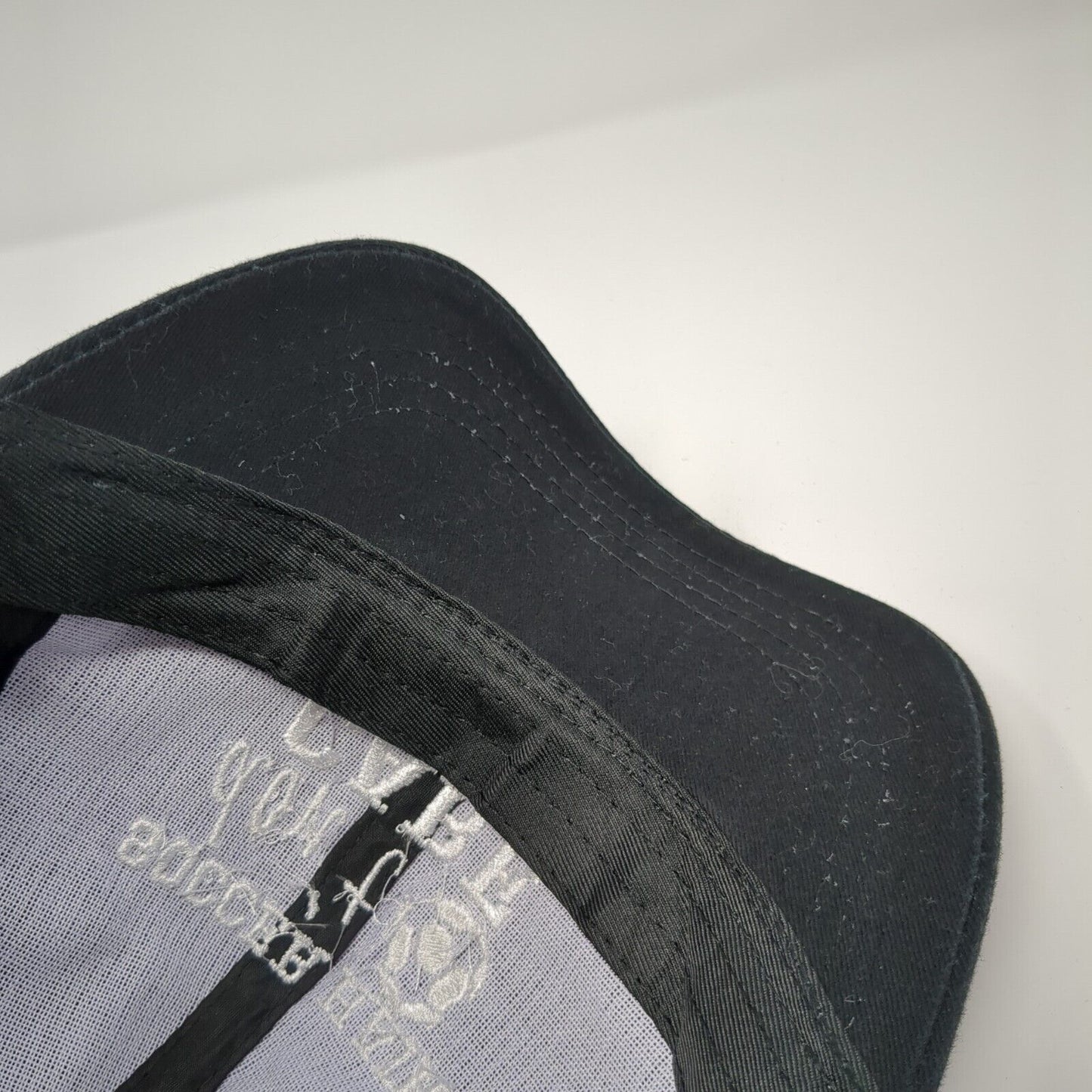 Soccer Hair Don't Care Strapback Trucker Hat Black One Size Ponytail