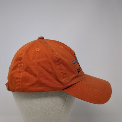 Bogus Basin Slideback Hat Orange One Size Embroidered Alternative