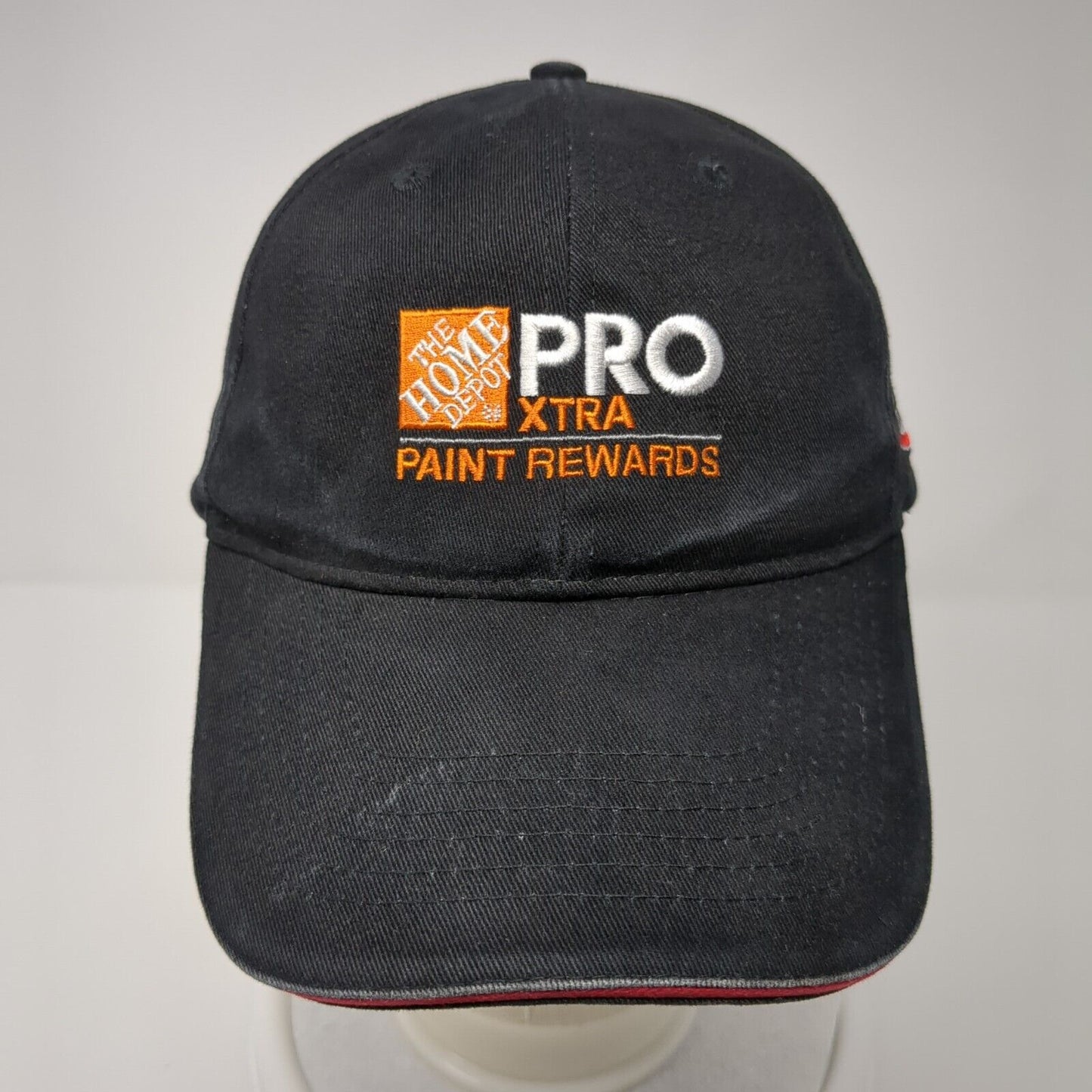 The Home Depot Pro Xtra Paint Rewards Strapback Hat Black OSFA 6 Panel