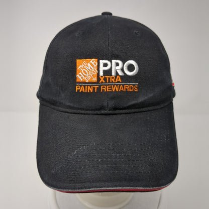 The Home Depot Pro Xtra Paint Rewards Strapback Hat Black OSFA 6 Panel