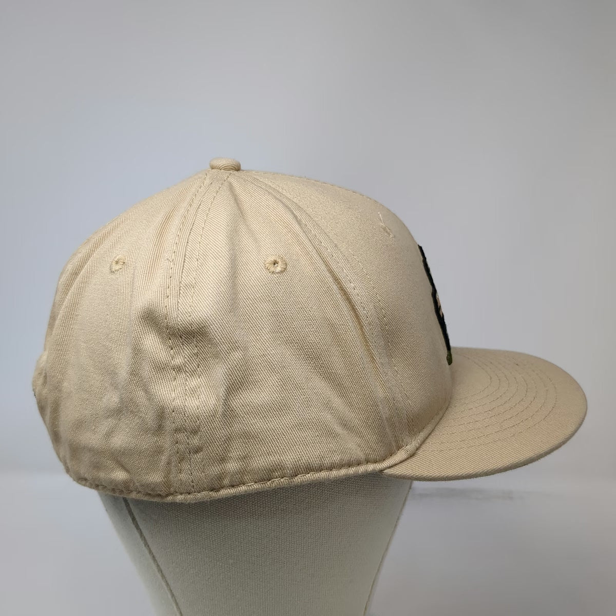 Baseballism Baseball Beige Green Black 7 5/8 Tank Last Line Defense Fitted Hat
