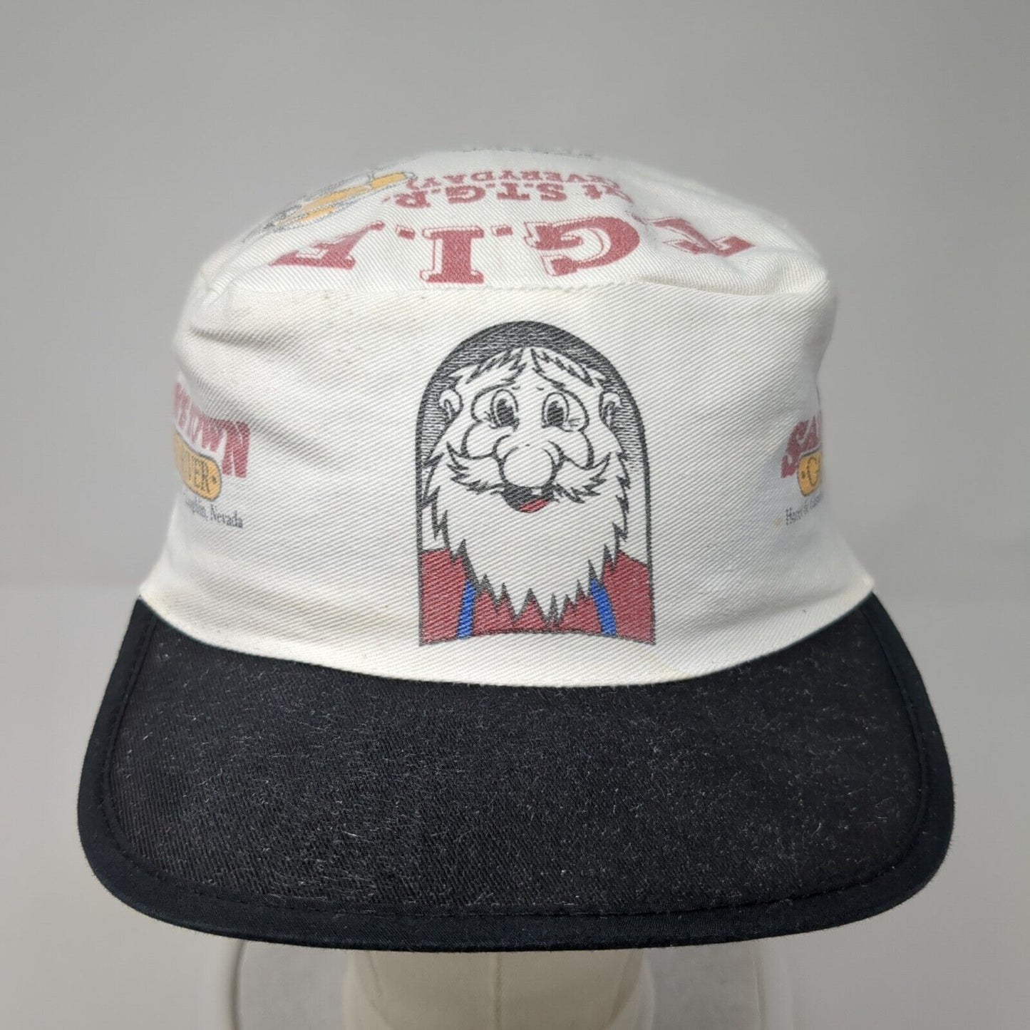 Sam's Town Gold River Fitted Cadet Army Cap Multicolor One Size Graphic Print