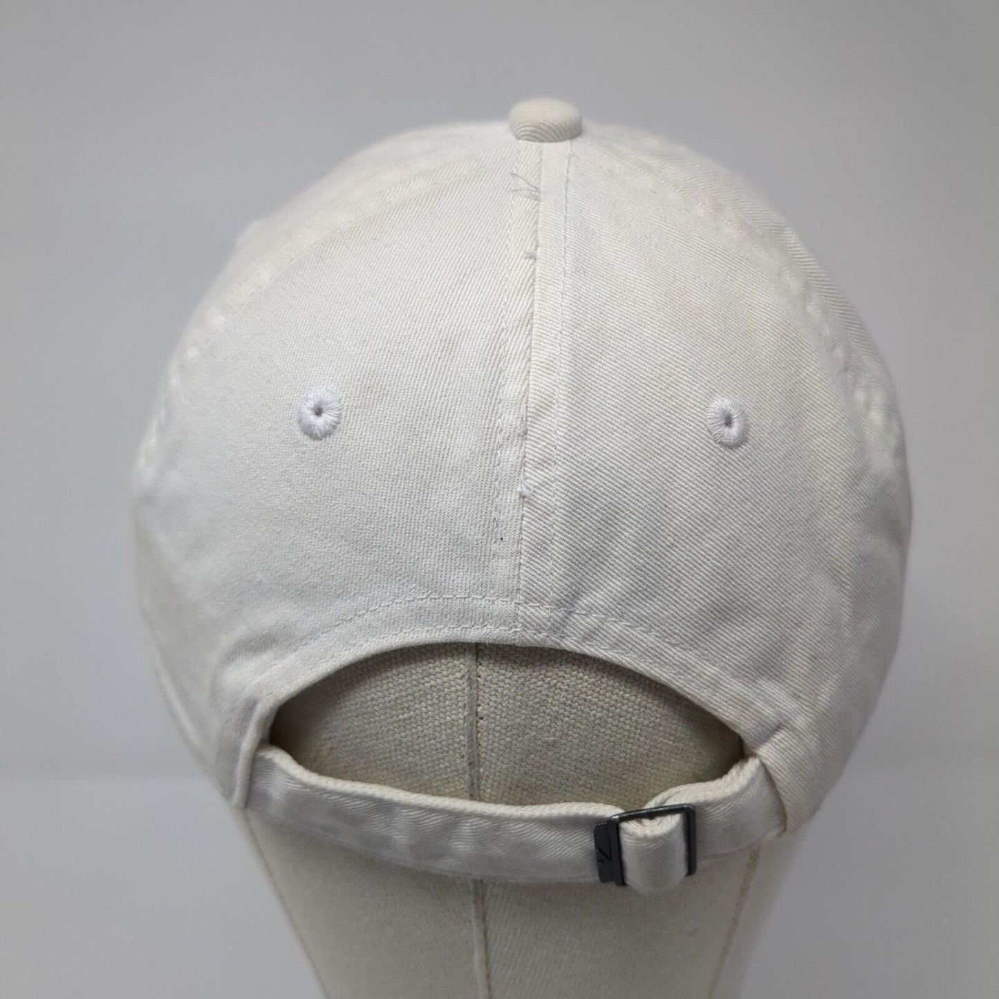 Nike Slideback Hat White Cream One Size Adjustable Embroidered Swoosh Heritage86