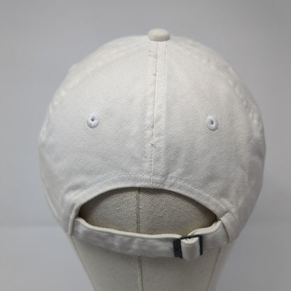 Nike Slideback Hat White Cream One Size Adjustable Embroidered Swoosh Heritage86