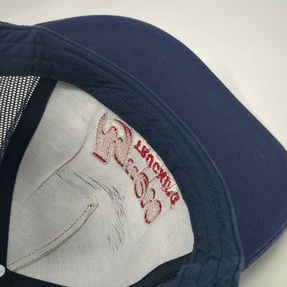 Sport-Tek Trucker Hat Blue Red White One Size Mesh Back Snapback Aguero Idaho