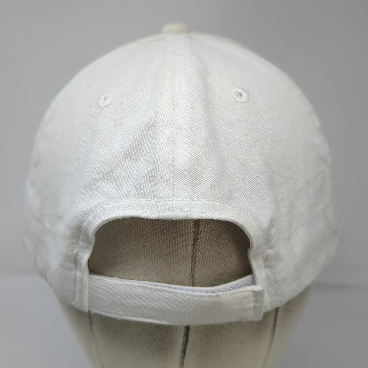 Hit Baseball Cap White One Size Clearwater Analytics Cotton Strapback Hat
