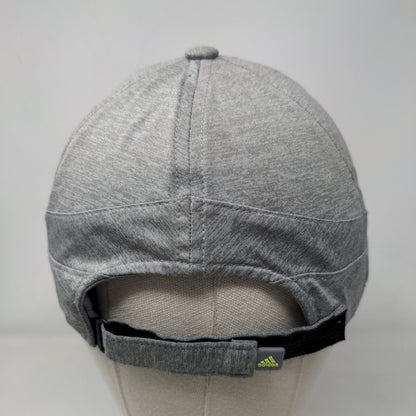 Adidas Spell Out Strapback Hat Heather Gray One Size Adjustable Outdoor