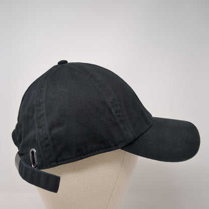 Unbranded Slideback Hat Black One Size Solid Adjustable Outdoor Blank