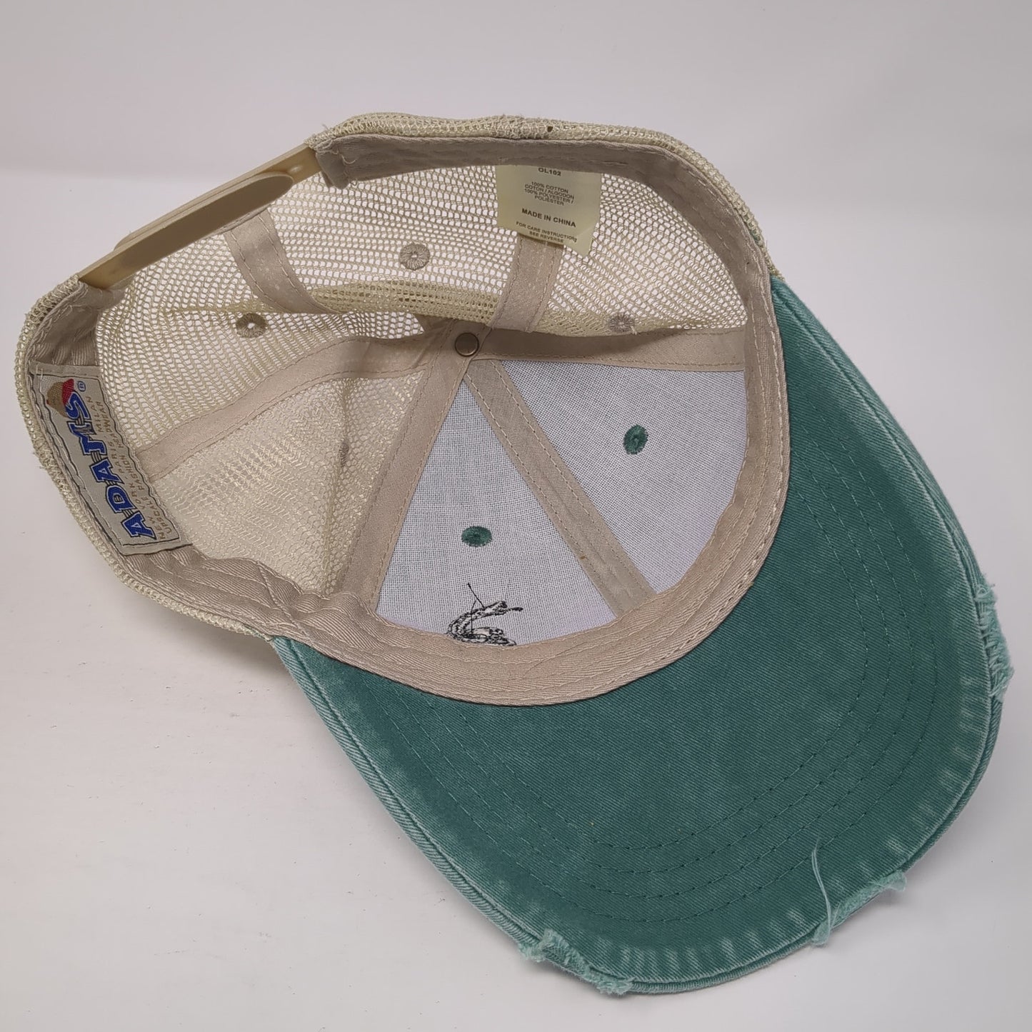 Don't Tread on Me Snapback Mesh Back Trucker Hat Green One Size Adams