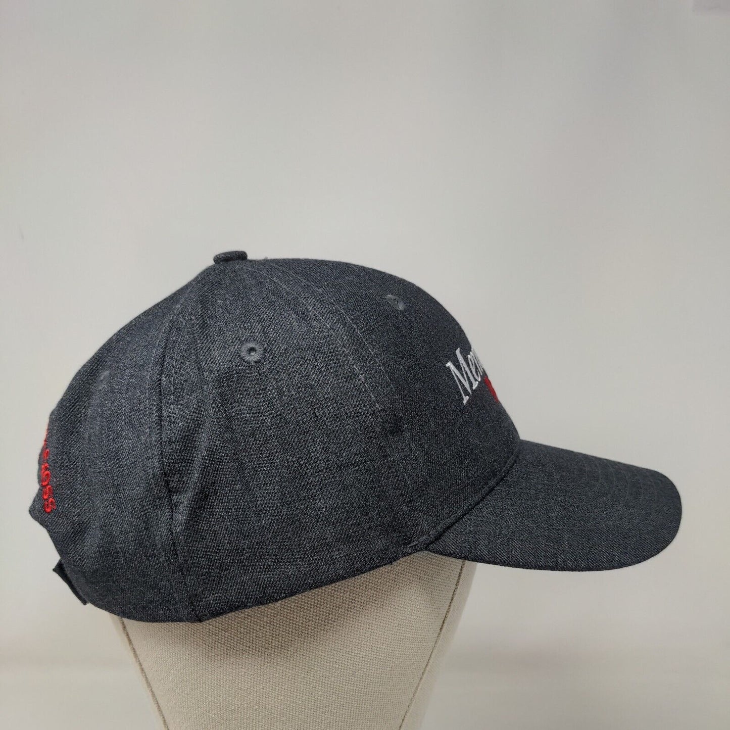 Members For Life American Red Cross Strapback Hat Gray One Size Embroidered