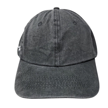 AS Slideback Hat Gray One Size Adjustable Solid 6 Panel Port Authority