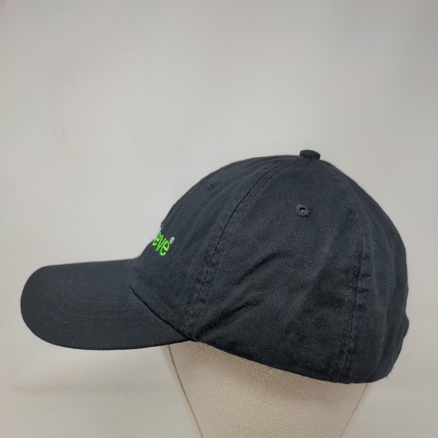 Trulieve Strapback Hat Black One Size Embroidered Vent Holes Port Authority