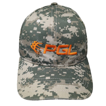 PGL Logo Green Digital Camo Baseball Cap One Size Strapback Adjustable Hat