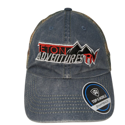 Teton Adventures RV Snapback Trucker Hat Multicolor OS Adjustable Mesh Back