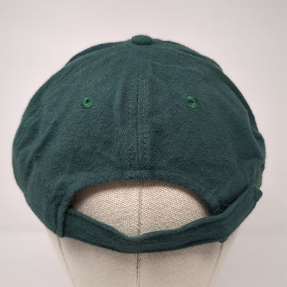 Park City Strapback Baseball Cap Green OS Adjustable Embroidered Headquarters
