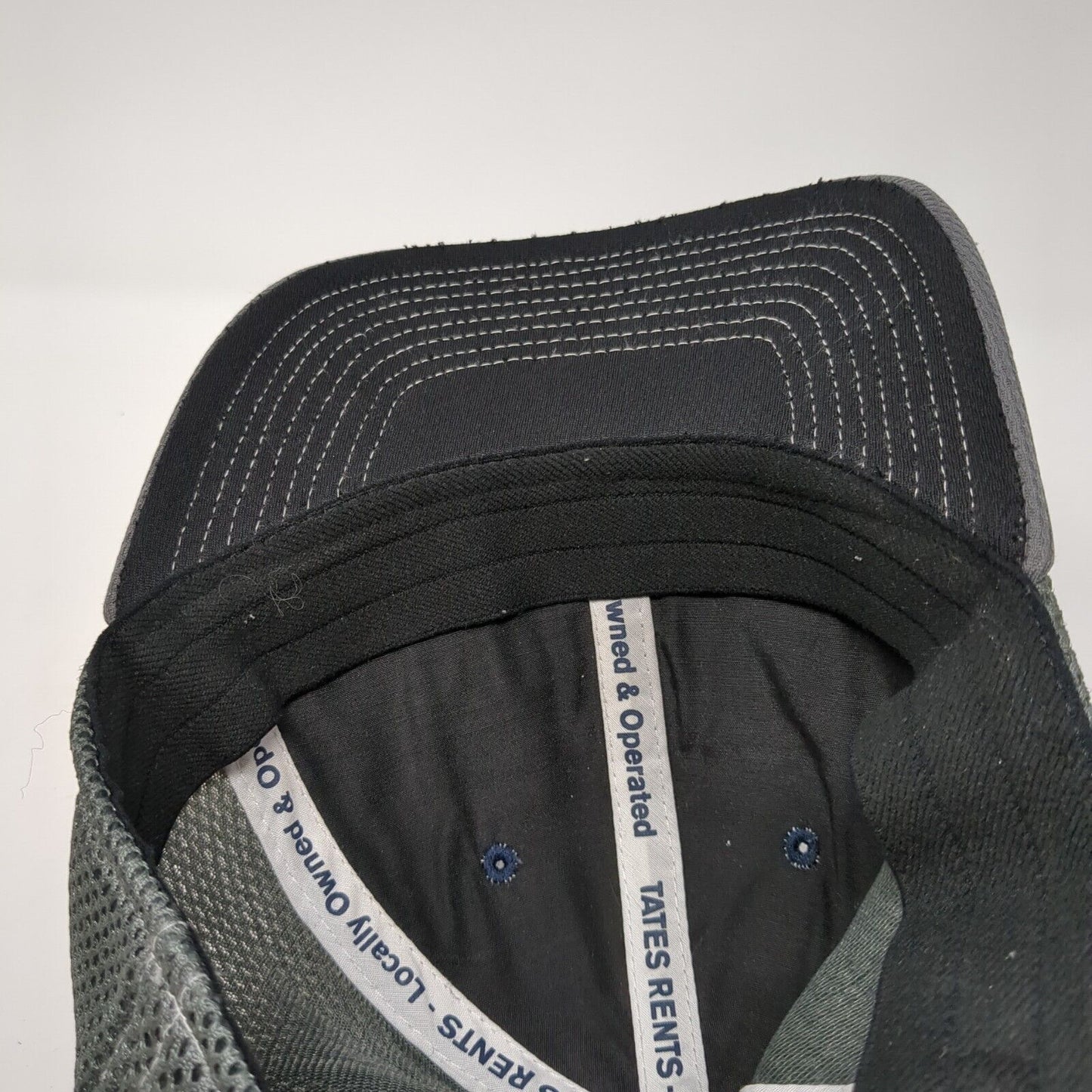 Tates Rent Fitted Trucker Hat Multicolor M/L Embroidered Mesh Back 6 Panel Q3