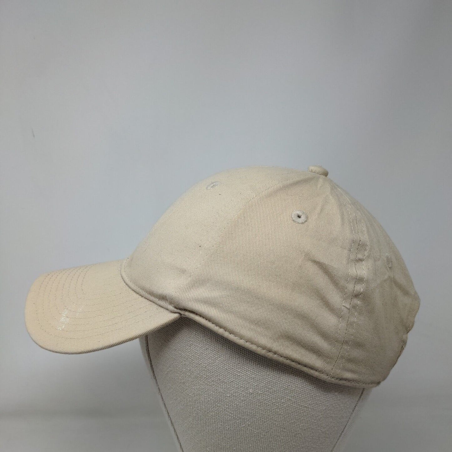 H&M Slideback Hat Tan One Size 56-62 Adjustable Outdoor 6 Panel Blank