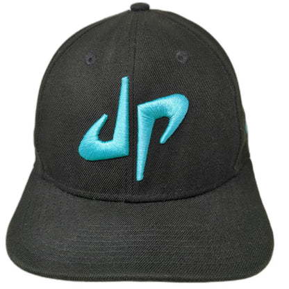 New Era Snapback Hat Black Blue One Size Dude Perfect 9FIFTY Embroidered Logo