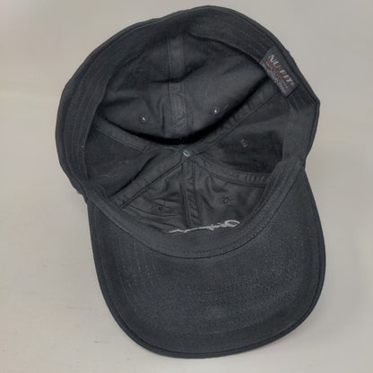 Neptune Fitted Hat Black Large/XL Embroidered 6 Panel Nu-Fit KC Caps