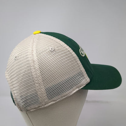 Captivating Headwear Oregon Ducks NCAA Trucker Hat Green One Size Snapback Mesh
