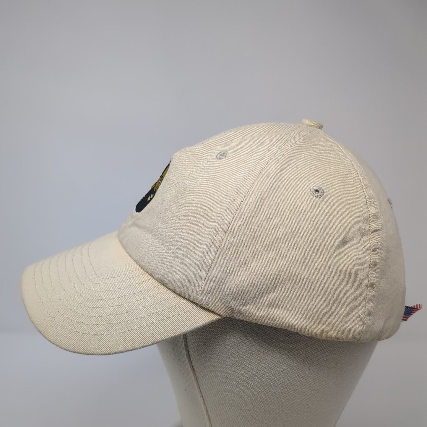 James Harden Slideback Hat Beige One Size Adjustable Embroidered Bayside