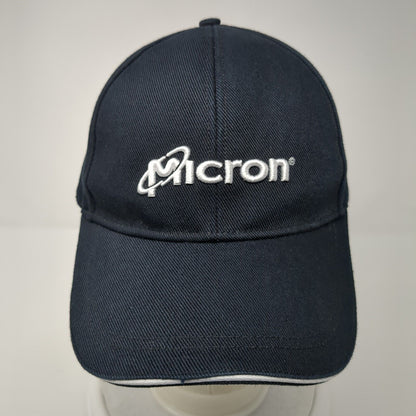 Micron Young Professional Slideback Hat Black One Size Embroidered