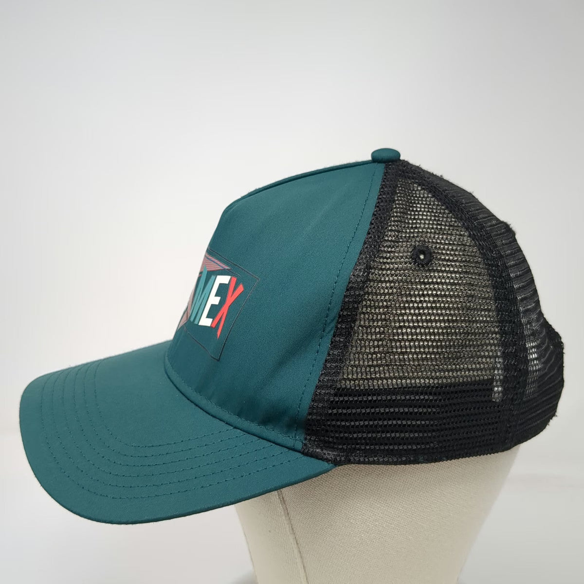 Puma Trucker Hat Green Black One Size Mesh Back Mexico Soccer Football Snapback