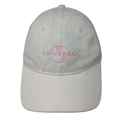 Universal Studios Slideback Baseball Cap Beige One Size Adjustable Embroidered
