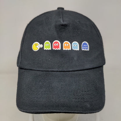 Pac-Man Strapback Hat Black 58cm Adjustable Solid Vent Holes