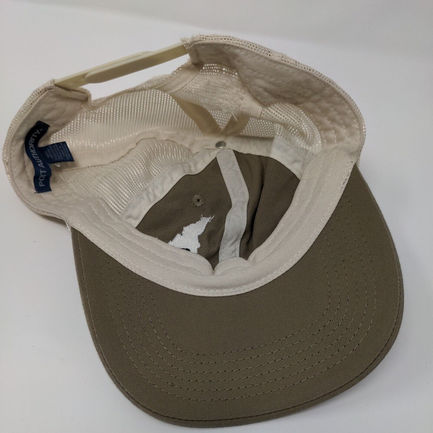 Idaho Farm Bureau Ins. Snapback Trucker Hat Tan OSFA Port Authority
