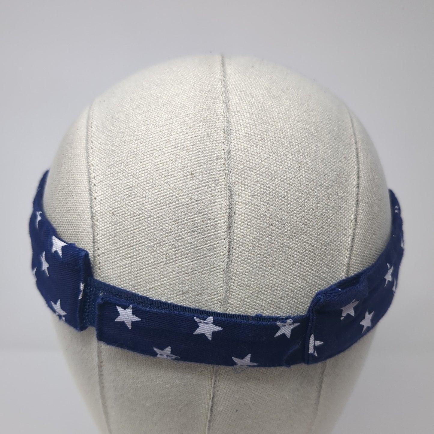 USA Stars & Stripes Sun Visor Hat Multicolor One Size Adjustable Patriotic Ha