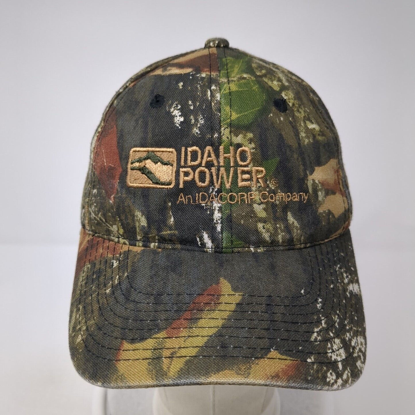 Idaho Power An IDACORP Company Strapback Hat Camo OS Mossy Oak Port Authority