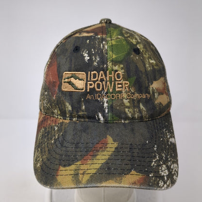 Idaho Power An IDACORP Company Strapback Hat Camo OS Mossy Oak Port Authority