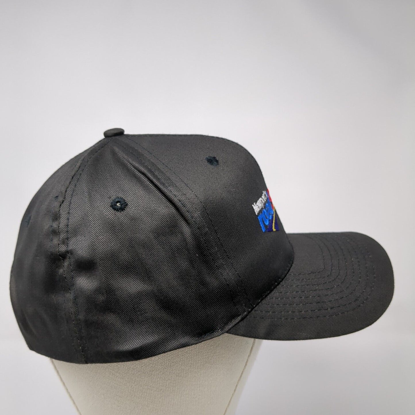 Newport's Roadstar Snapback Hat Black OSFA Adjustable Embroidered