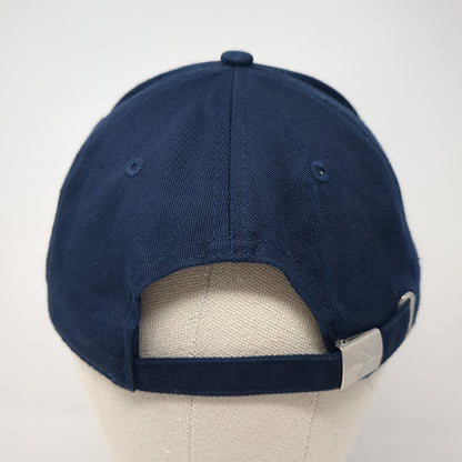 Embraer Slideback Hat Blue One Size Adjustable Embroidered Logo 6 Panel