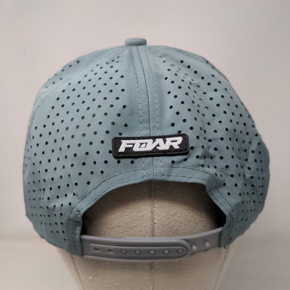 Summer Jam Snapback Hat Blue OSFM Adjustable Breathable 6 Panel Rope Foar