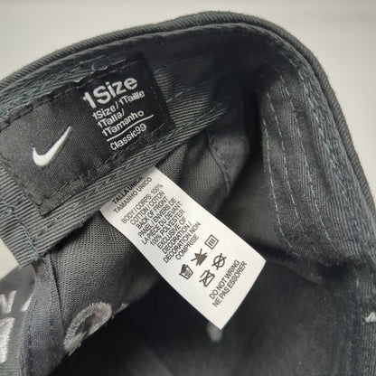 Nike Villanova NCAA Snapback Gray Black Hat One Size 2022 Final Four Champs